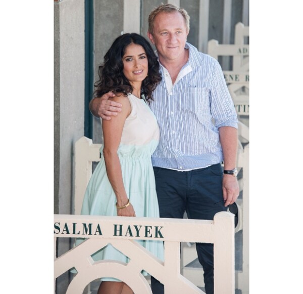 Salma y Henri en uno de sus múltiples viajes por Europa.
