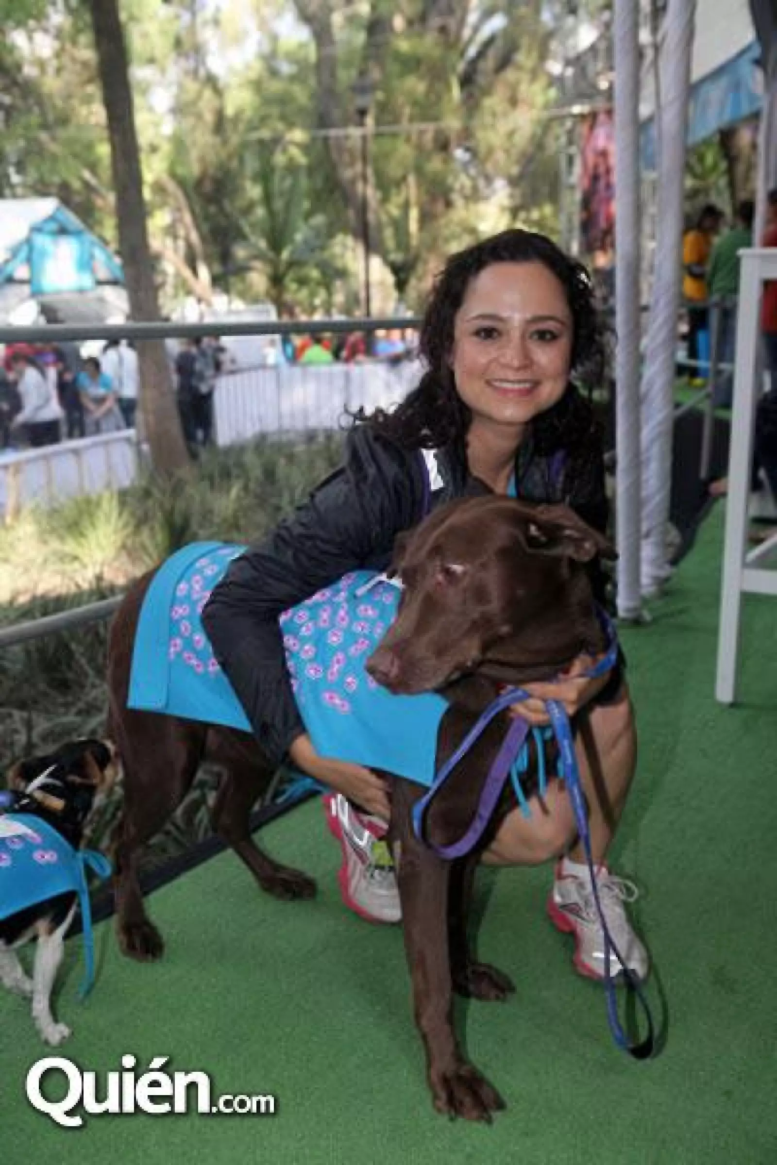 Damayanti Quintanar con Moka