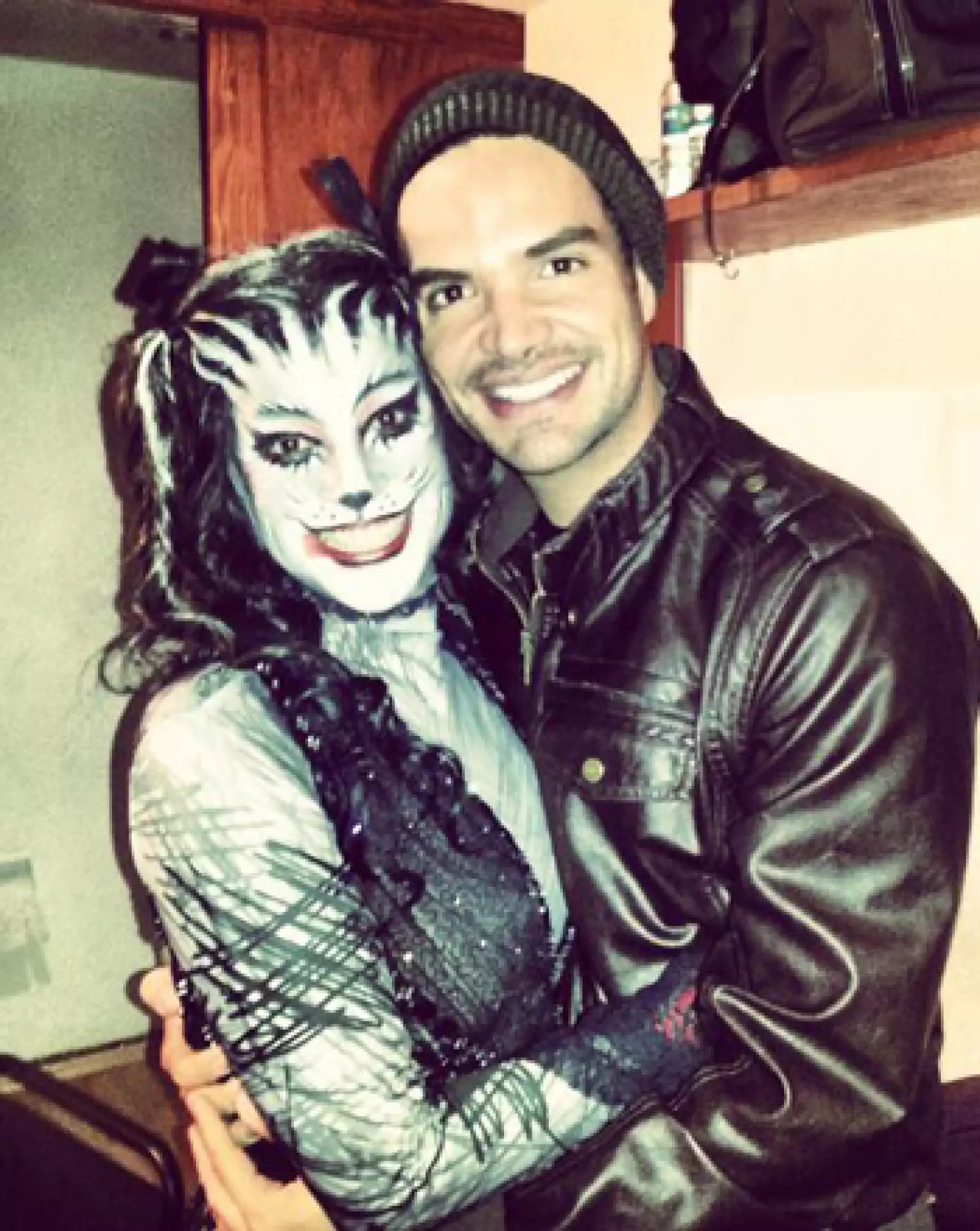 Natalia Sosa en Cats con Andy Zuno