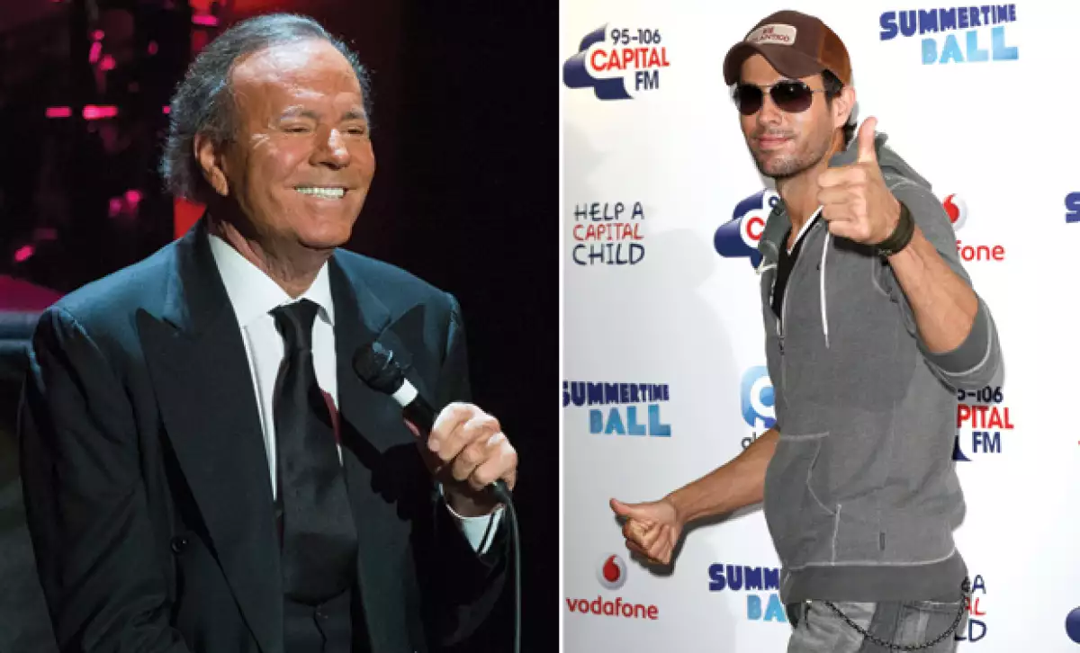 Julio Iglesias siempre ha sido y seguirá siendo un sex icon de la música en español, Enrique es de los elementos más hot del pop actual. Tiene que agradecérselo a su padre.