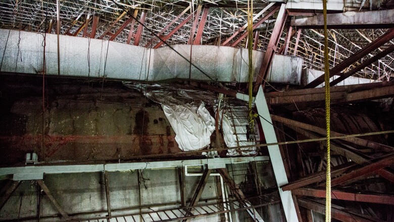 El Polyforum ocupa 1,500 m2 de un total de 8,000 m2