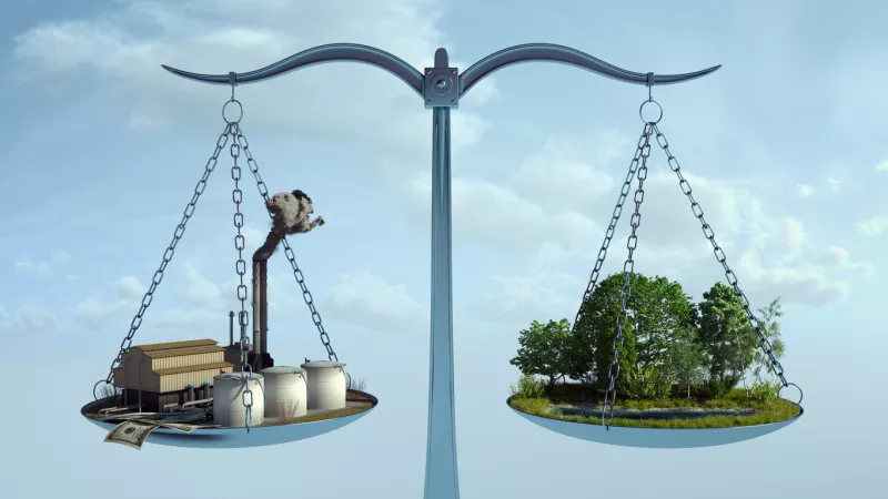 Industry and nature in the balance