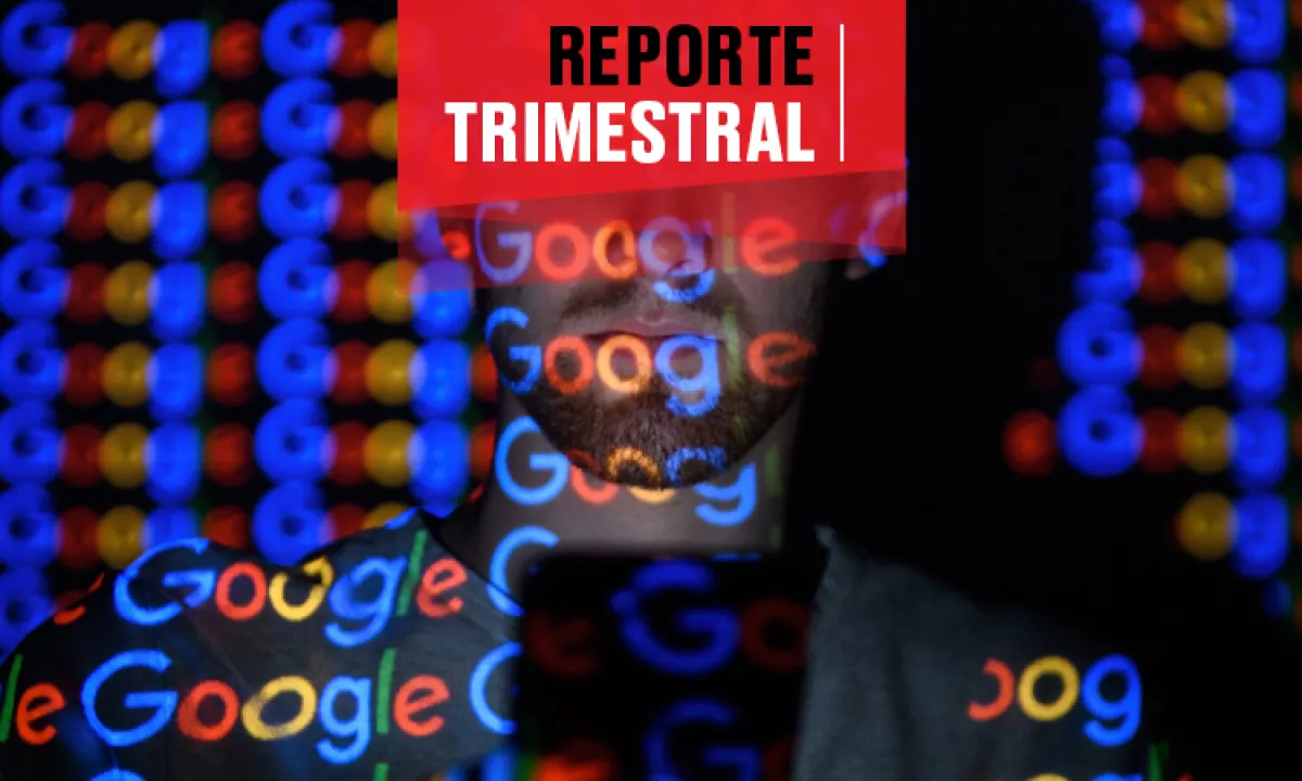 reporte trimestral de Alphabet, empreza matriz de Google y YouTube