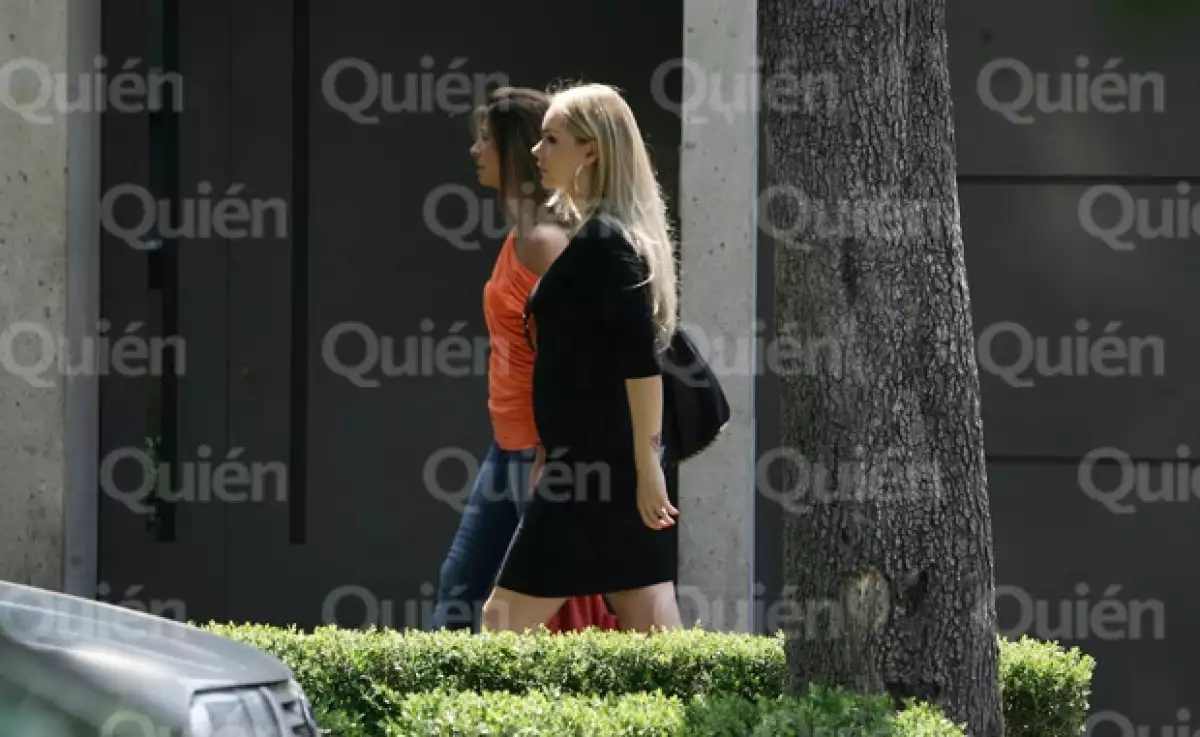 Quién.com captó algunas imágenes de la pareja del actor, en las que se puede apreciar el avance de su embarazo y lo bella que se conserva.