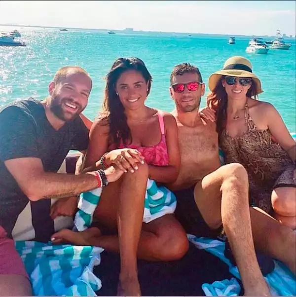 La pareja convivió con Alessandra Rojo de la Vega y Emmanuel Grey.