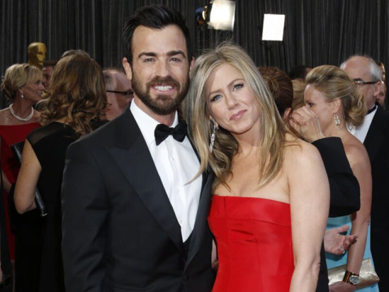 Justin Theroux y Jennifer Aniston.