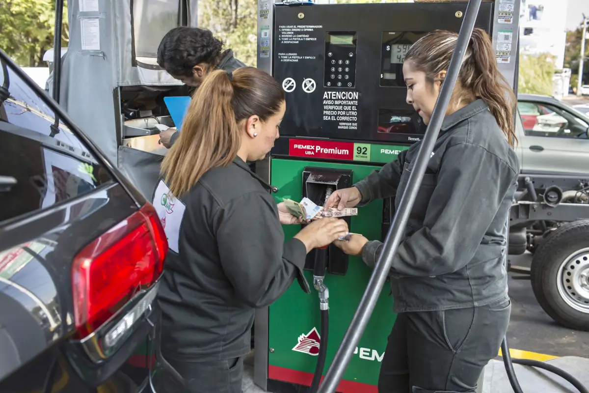 Gasolinera en México. Foto: Alán Ortega/Cuartoscuro. 