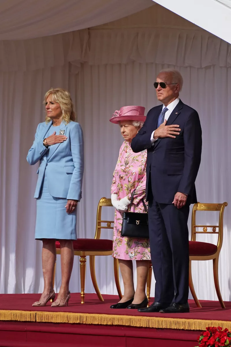 The Queen Invites The President Of The United States And The First Lady To Tea