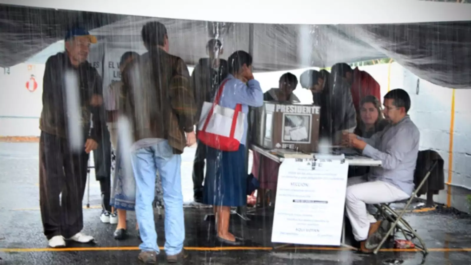 voto 2012, clima, lluvia, elecciones