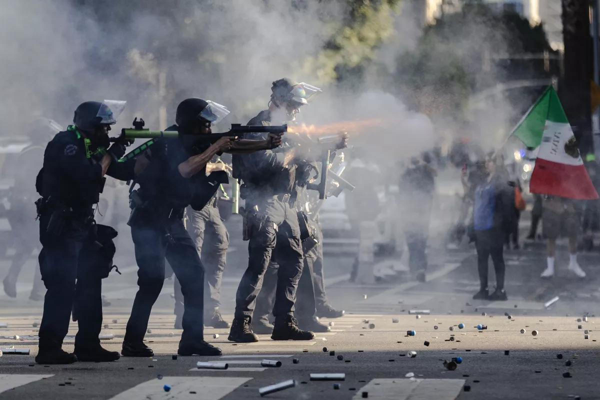 Protests Erupt In L.A. County, Sparked By Federal Immigration Raids