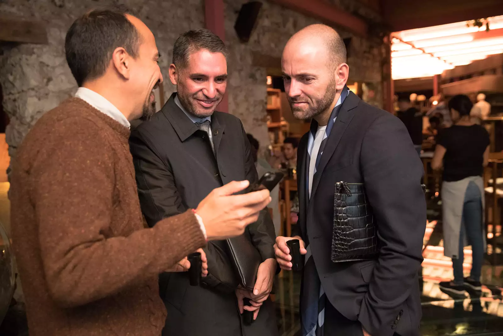 Cena con los miembros del consejo de "Campamento"