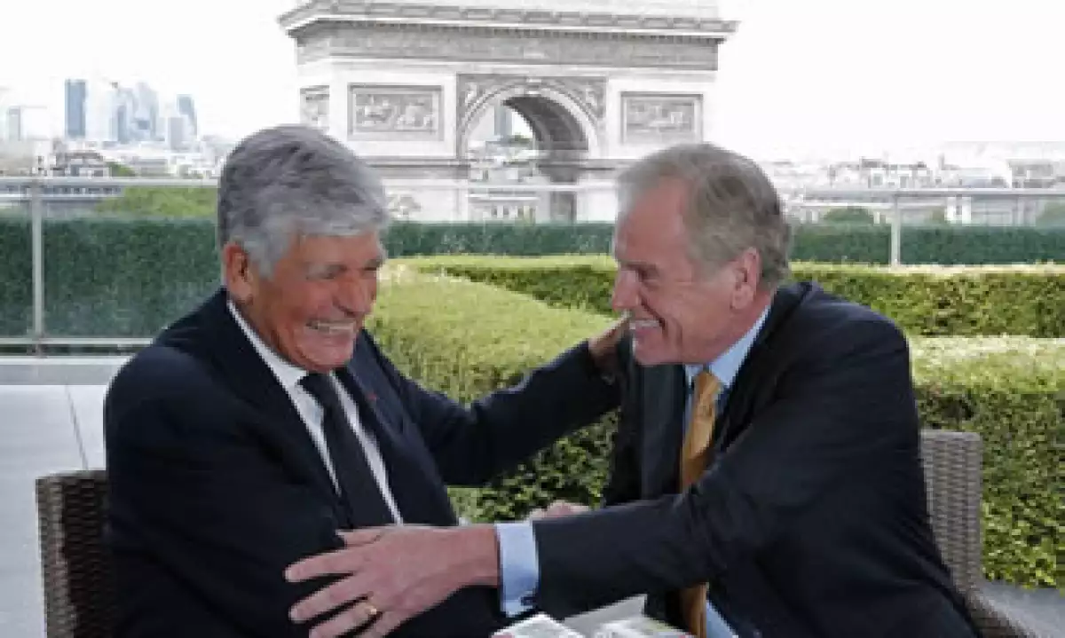 Levy (izq) y Wren (der) pretenden ser coCEOs de la nueva compañía durante 30 meses. (Foto: Reuters)