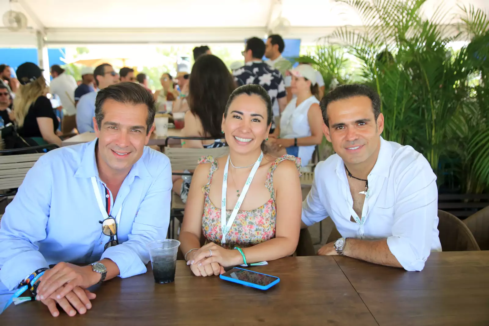 Sergio Cid, Paola Carpenter y Aldo González 
