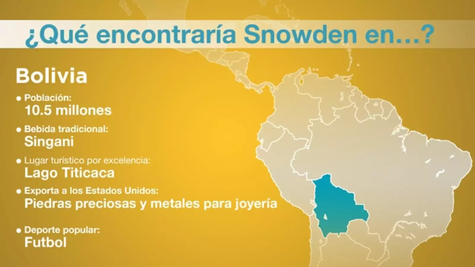 snowden bolivia