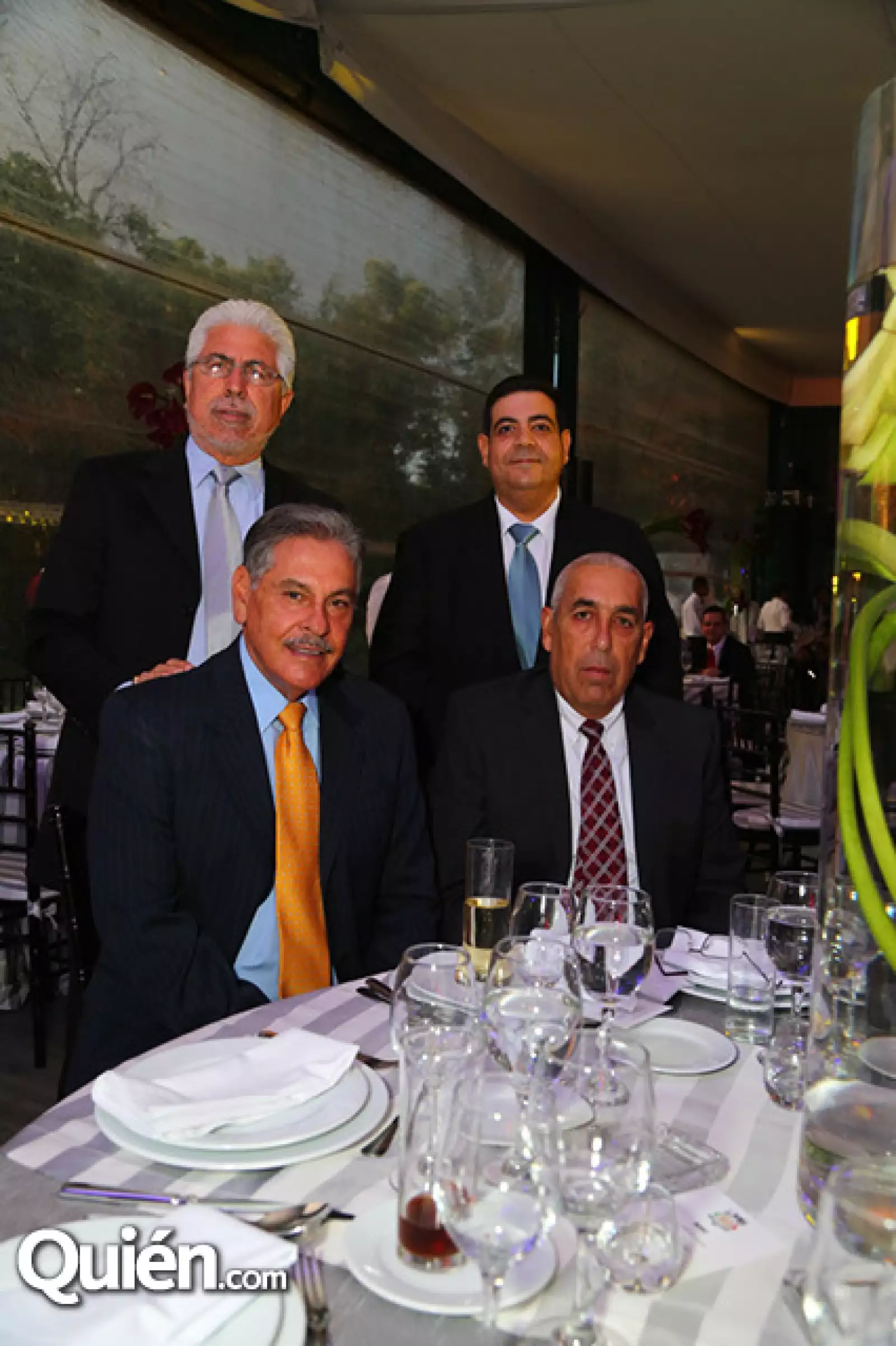 Jaime Garanzuay y Jorge Tafich (arriba), Víctor Fabela y Rodolfo Ruiz (abajo)