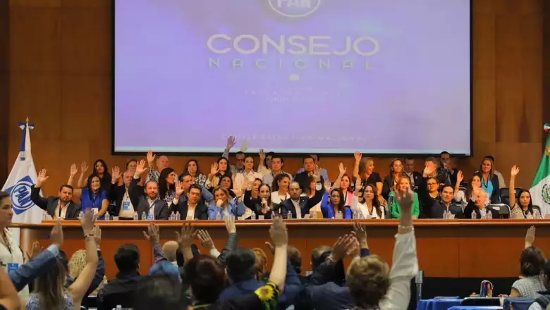 Marko Cortés en el Consejo Nacional del PAN