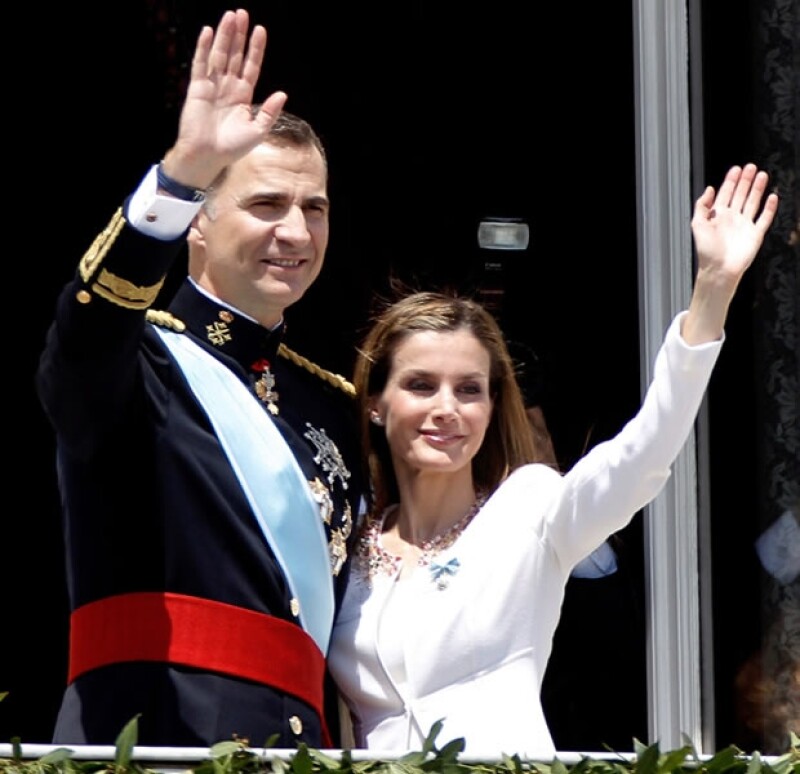 Los nuevos reyes se mostraron unidos en todo momento.