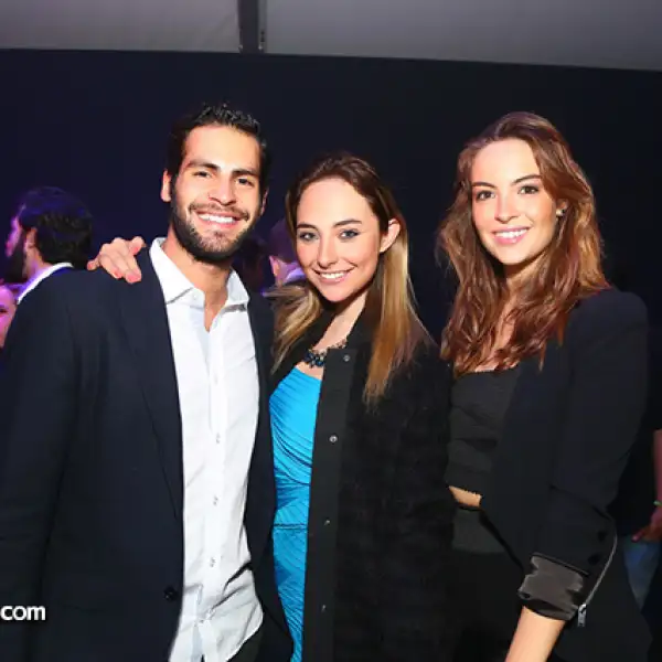 Armando Guerrero,Elisa Vicedo y Alexia Deblyn