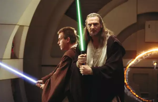 Así lucían los actores en Star Wars, la segunda trilogía que comenzó en 1999.
