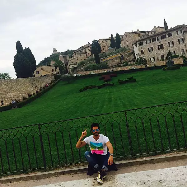 Las fans de José pudieron admirar junto con él los lugares más hermosos de Italia.