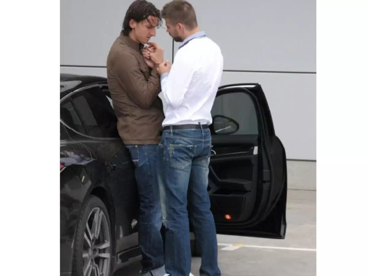La foto polémica de Piqué e Ibrahimovic meses antes de que el futbolista iniciara su relación con Shakira.