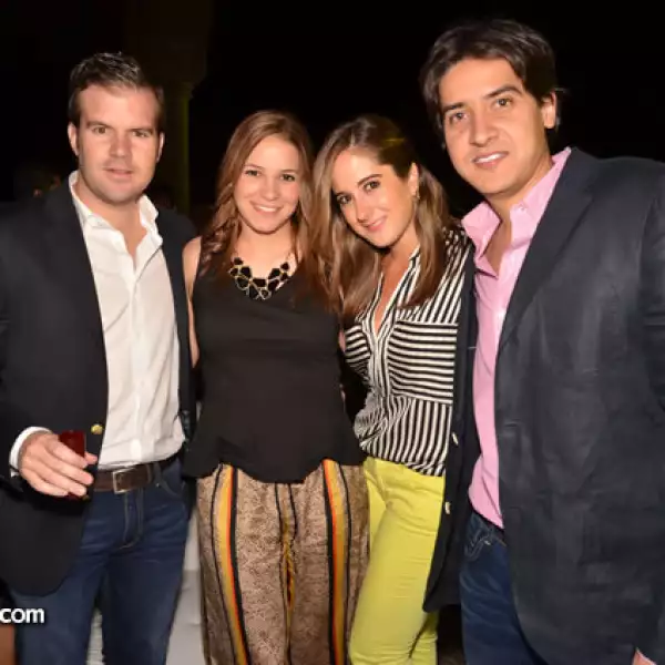 Santiago Silva, Diana Moreno, Renata González y Álvaro Mora