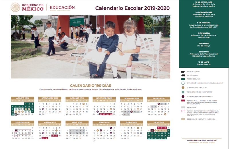 Calendario Uemstis Ciclo Escolar 2019 2020 Cbtis 271