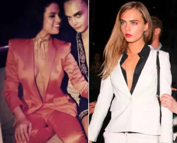 No cabe duda que Selena ha adoptado algo del estilo de la top model británica.