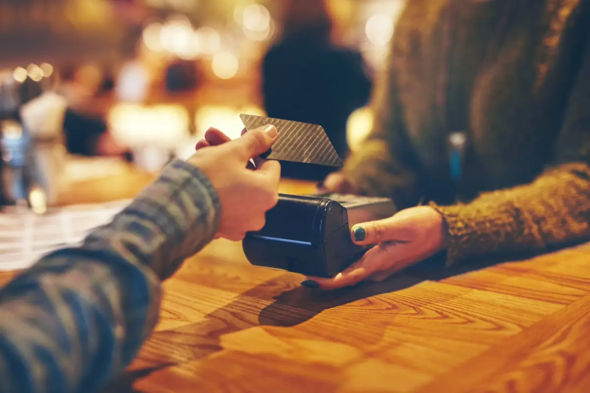 Settling the bill with just a swipe