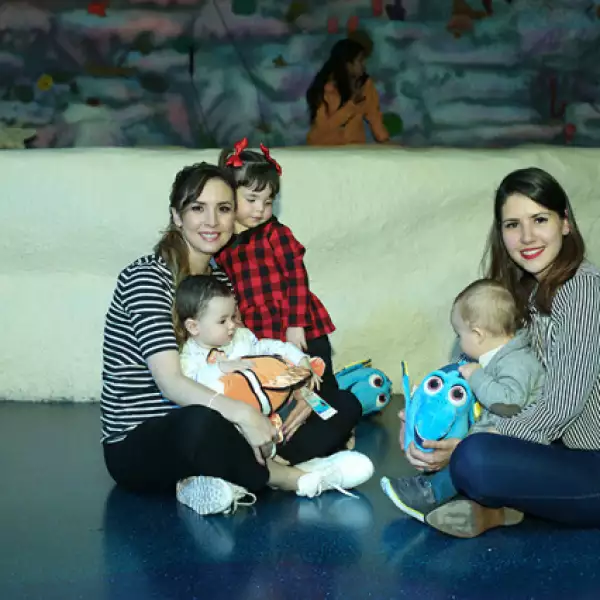 Andrea Torre, Federico Ortiz de Pinedo, Luciano Castañeda, María Torre y Regina Ortiz de Pinedo