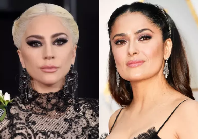 Lady Gaga y Salma Hayek.