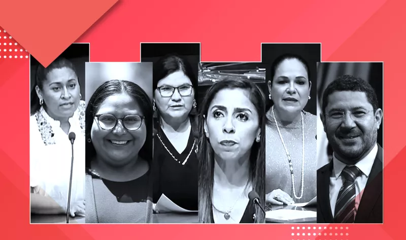 Senadores por la Mesa Directiva