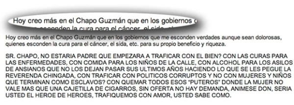 Este es un fragmento de la carta que publicó Kate en Twiter.