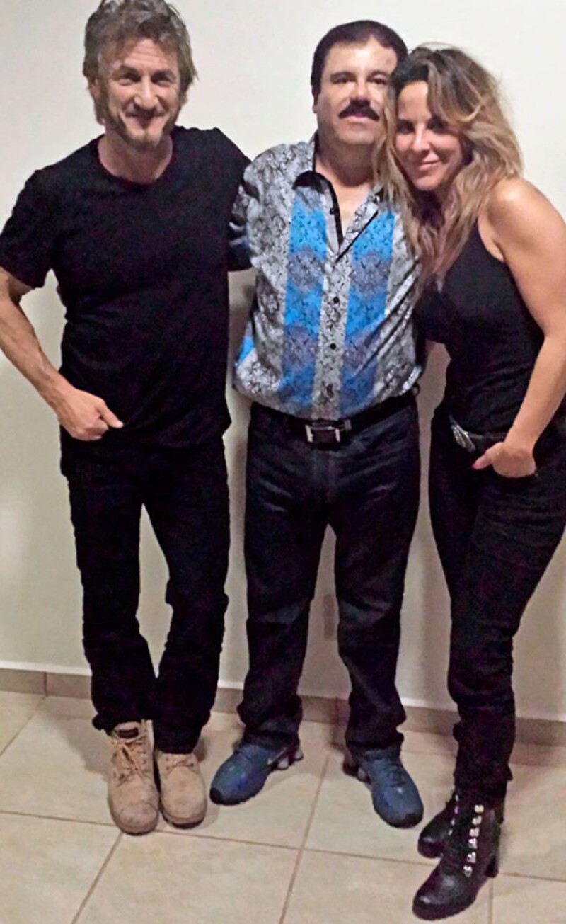 La actriz compartió a The New Yorker esta foto de su encuentro con el narcotraficante.