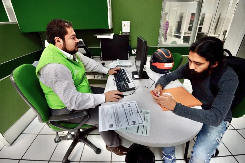 Pago de impuestos en oficinas. Foto: Artemio Guerra Baz/Cuartoscuro. 