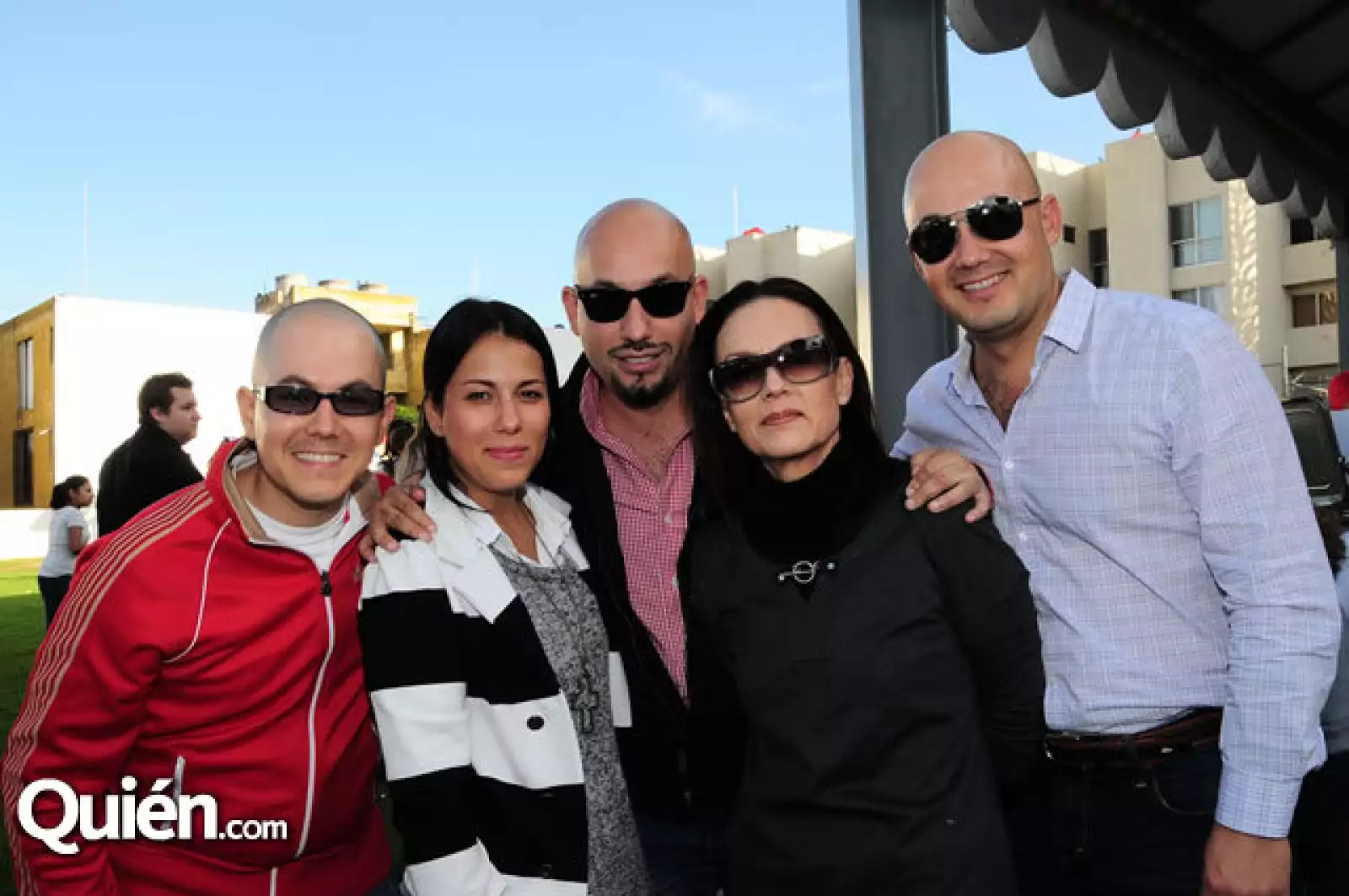 Daniel, Mariana y Paulo Orendain con Hilda Mejía y Adolfo Orendain