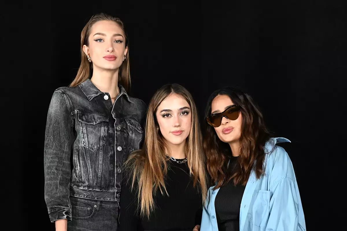Salma Hayek, Valentina Paloma y Mathilde Pinault