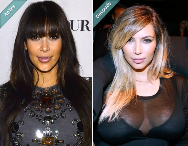 Según una fuente consultada por la revista Grazia Kim se está "aspirando" la cara una vez a la semana. El tratamiento utiliza una máquina de succión que quita las impuerezas.