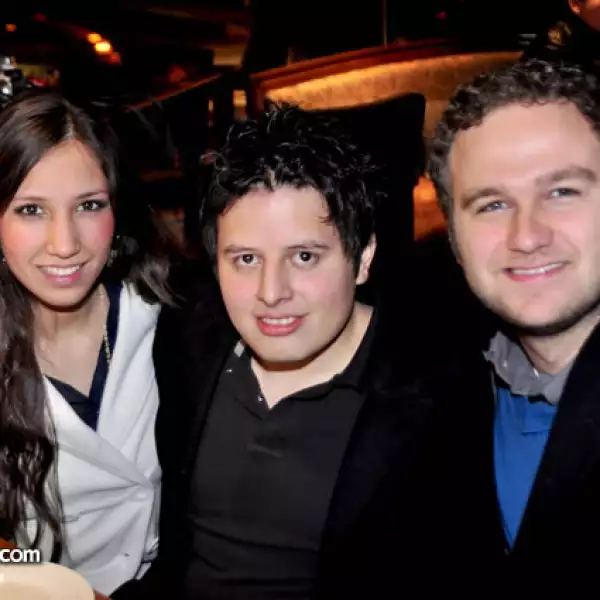 Samantha Guzmán,Álvaro Palma y Mauricio Villarreal