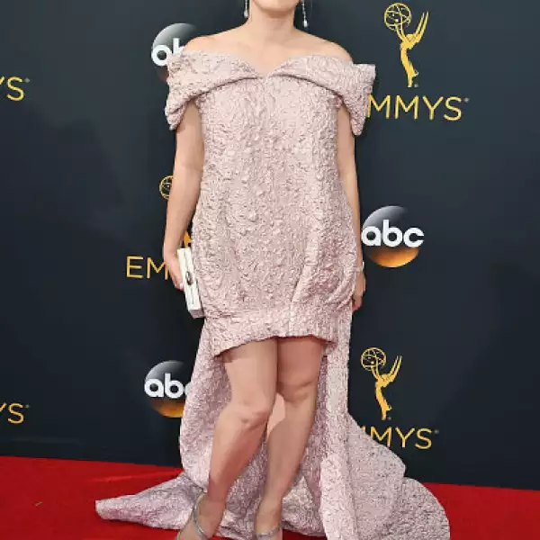 Anna Chlumsky en Christian Siriano.