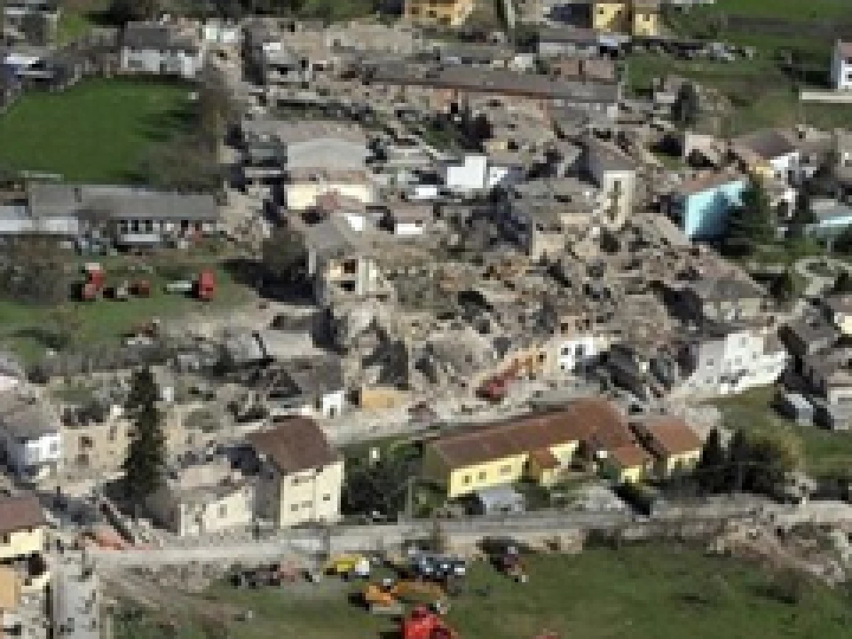 El sismo sucedio en Abruzzo. (Foto: AP)