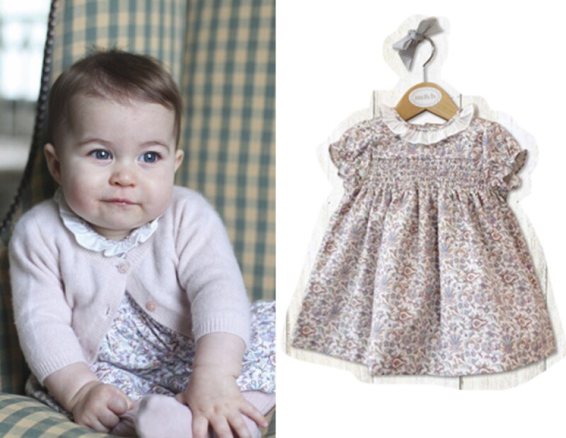 El vestido de M&H que Charlotte usó y se agotó rapidamente