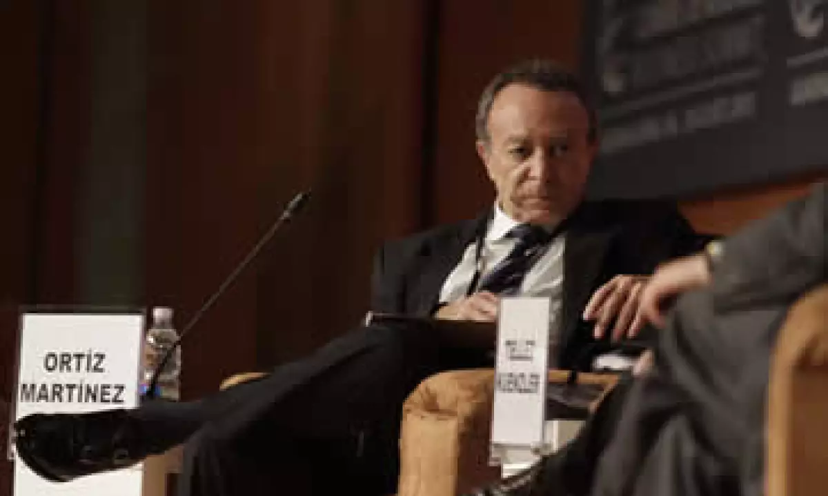 Guillermo Ortiz dijo que el entorno de la economía global está mejorando. (Foto: Jesús Almazán)