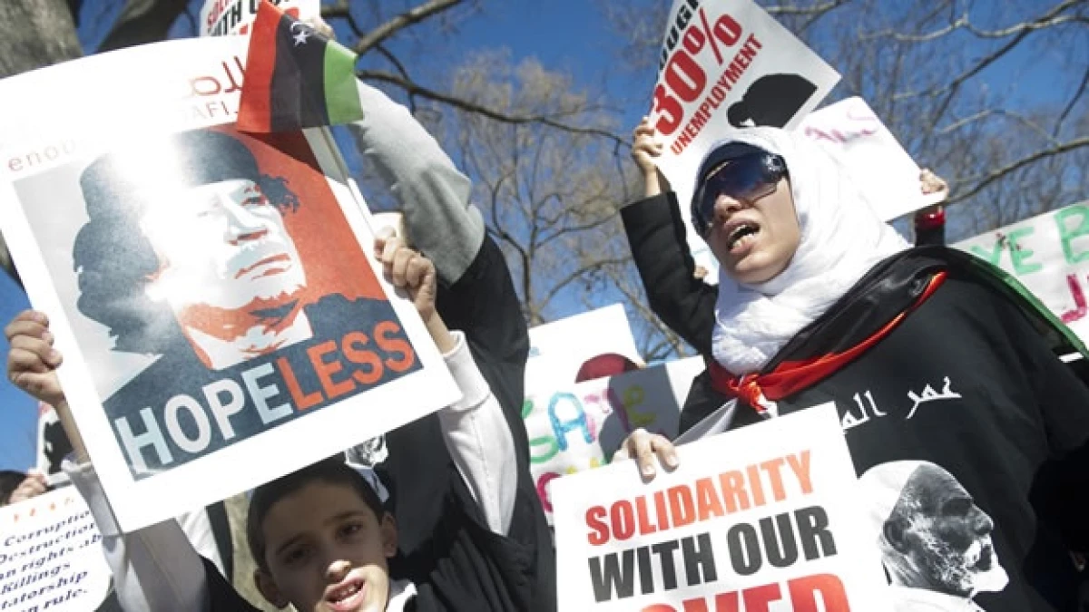 Libia protestas