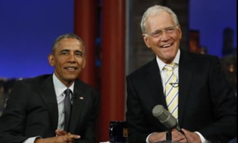 Obama fue uno de los últimos invitados al Late Show de David Letterman. (Foto: Reuters )