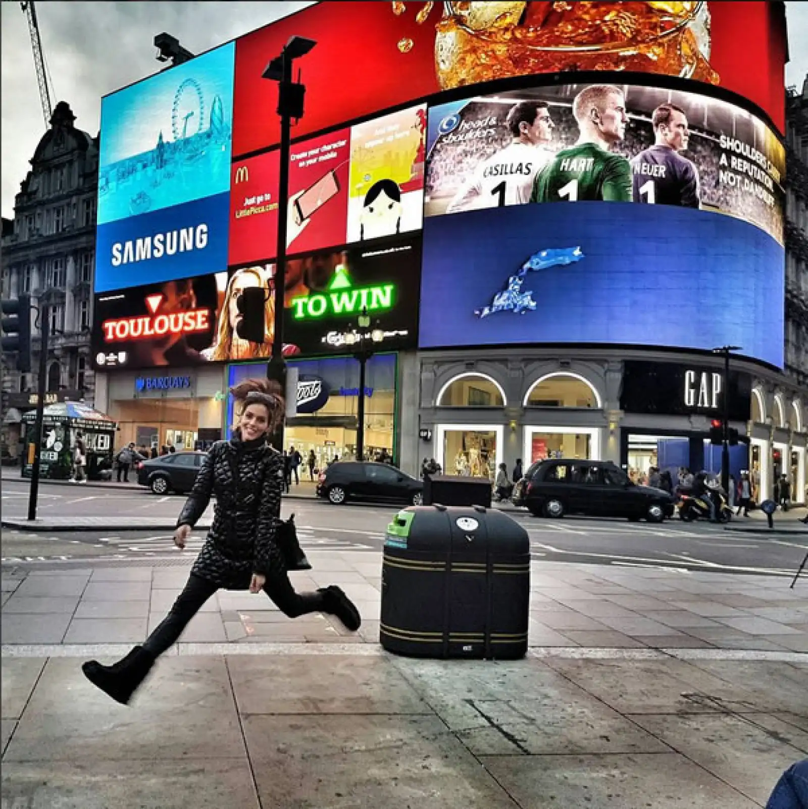 En Piccadilly Circus.