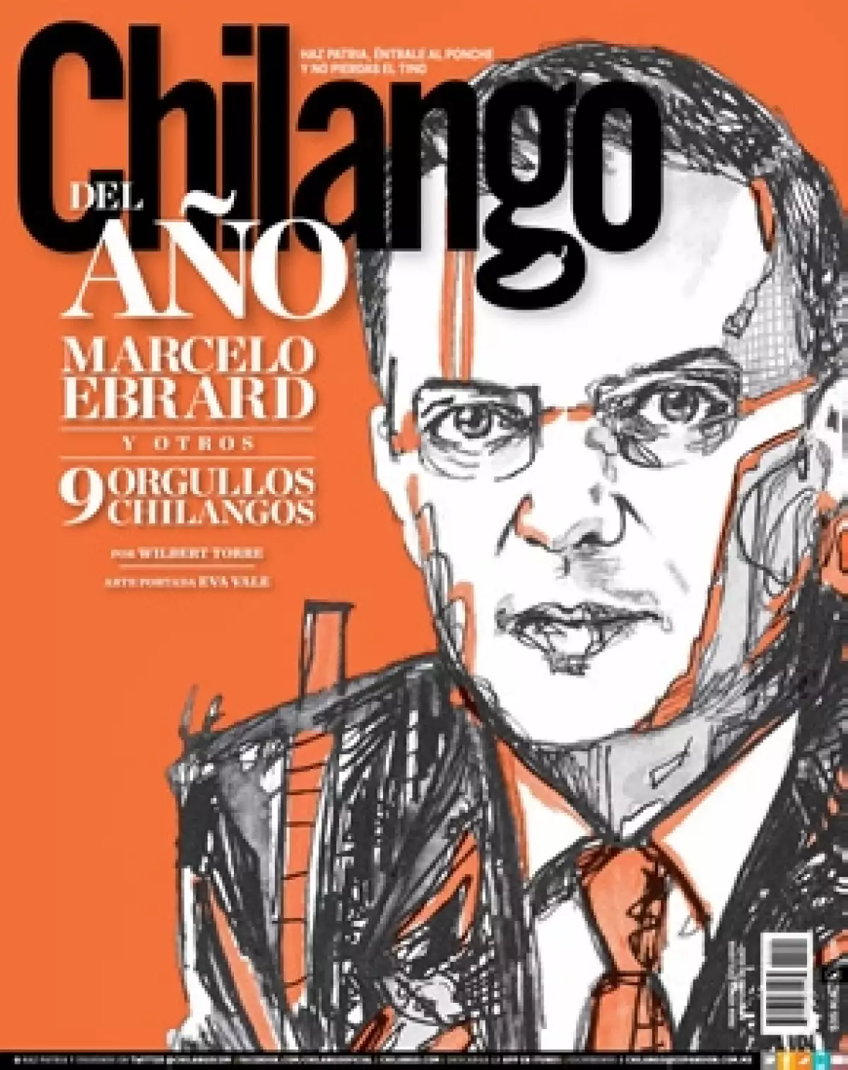 La revista Chilango nombró al Jefe de Gobierno del D.F y fue la artista plástica Eva Vale quien pintó el retrato del político que aparece en la portada de diciembre.