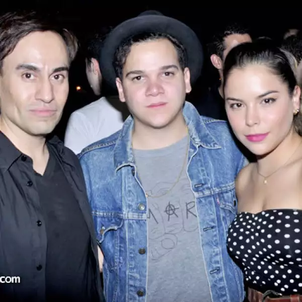 Diego Padilla,Sergio Palmeiro y Melody Treviño