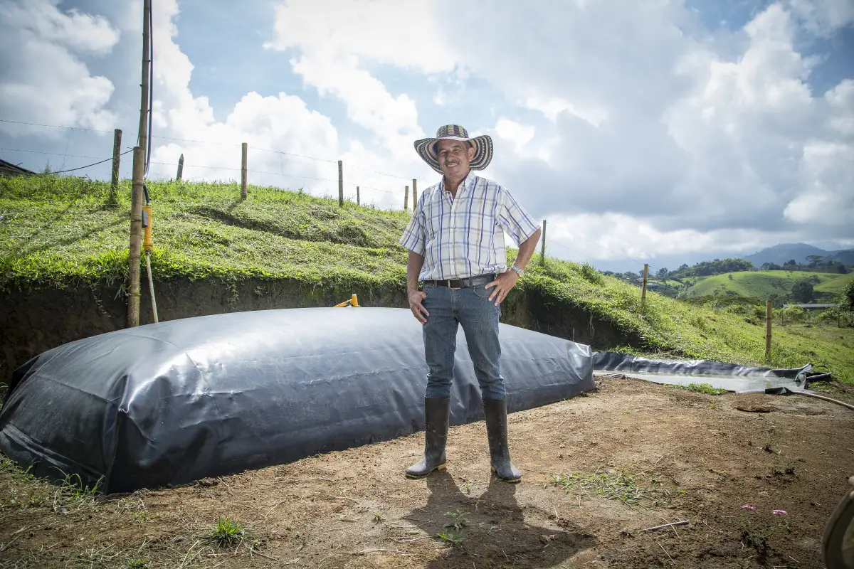 Biocombustible con estiércol