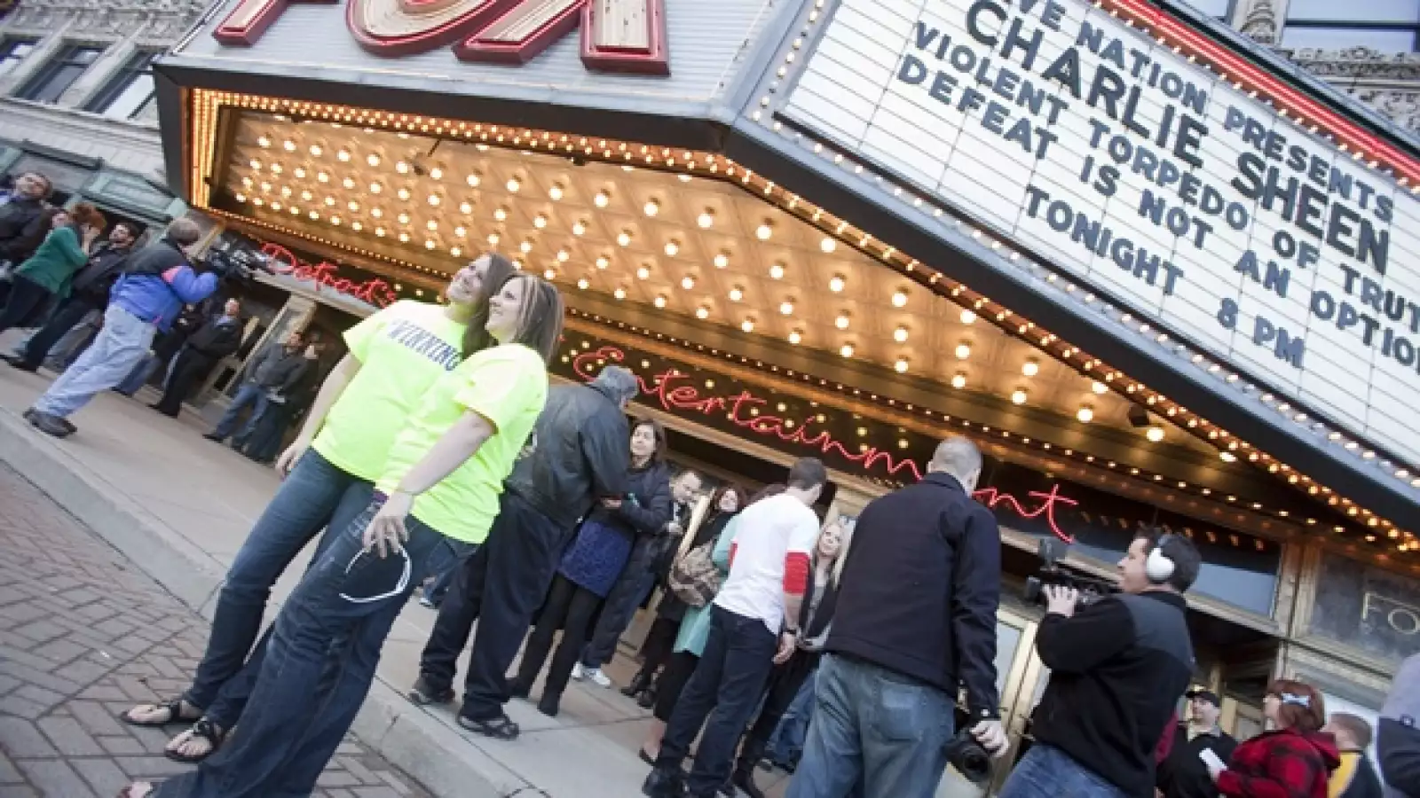 Espectáculo de Charlie Sheen